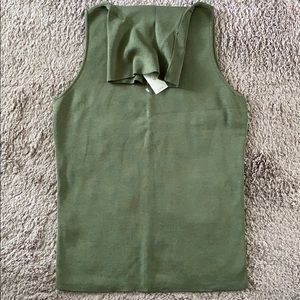 Sleeveless Cowl Shell